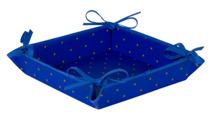 Provencal bread basket (Calissons. blue) - Click Image to Close